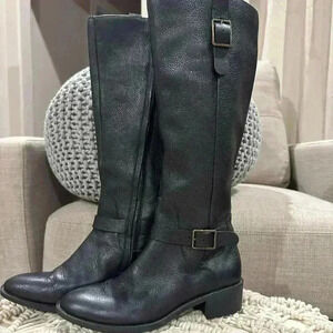 Women’s Cole Haan tall boots SZ 7 black leather